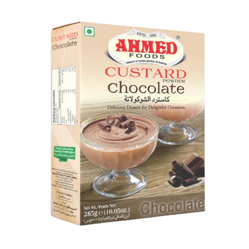 Ahmed Vaniljkrämspulver / Custard Powder – Choklad - 285 g