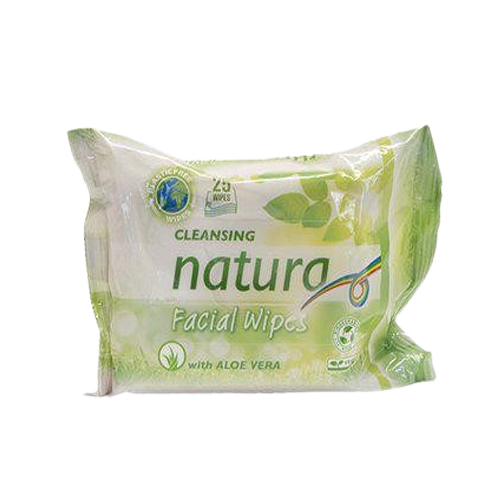 NATURA VÅTSERVETT FACIAL WIPES Aloe Vera