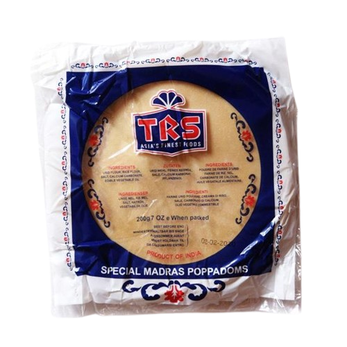 TRS Naturella Papadams - 200g (Plain Papadams)