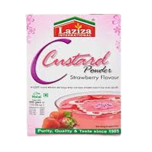 Laziza Vaniljkrämspulver / Custard Powder – Jordgubb - 300 g