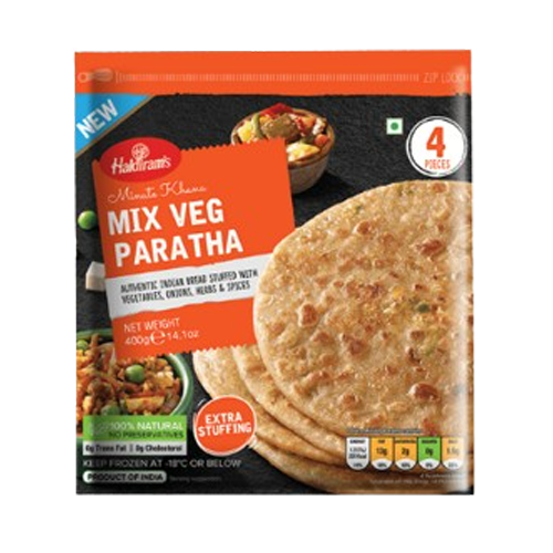 Haldiram's Mix Veg Paratha - 4st